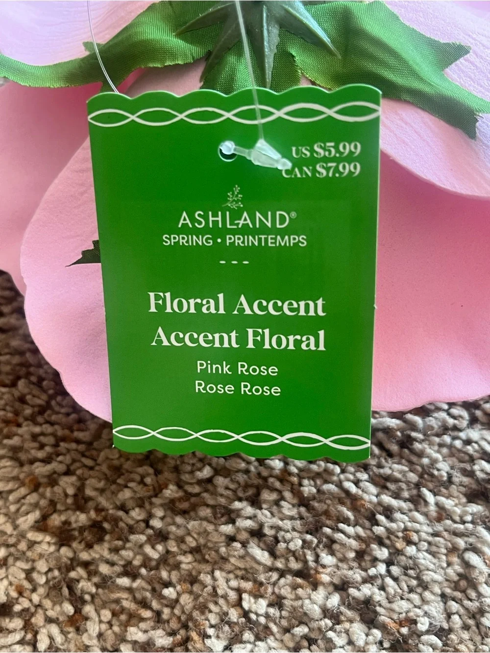 Ashland floral accent assorted roses, red, purple Pink and coral.